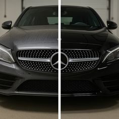 Mercedes-Benz Frontansicht vorher/nachher